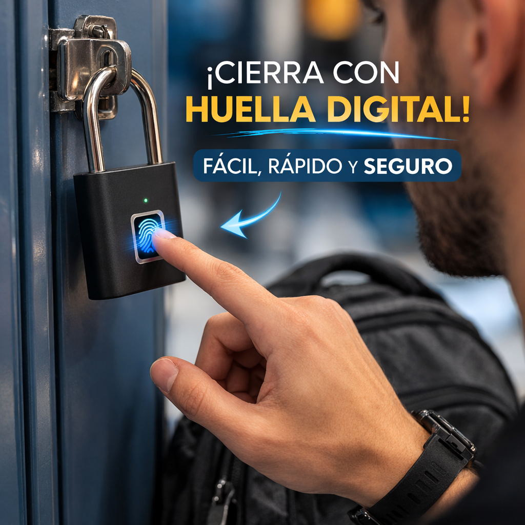 Candado Inteligente con Huella Digital