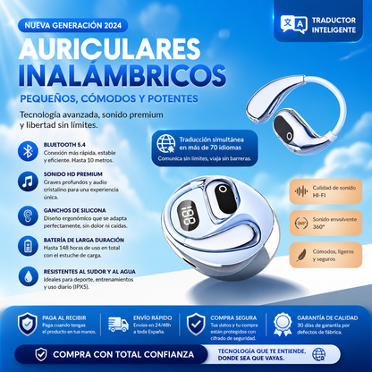 Auriculares traductor IA