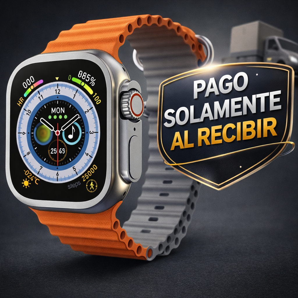Smartwatch Ultra Pro 2 Naranja con 2 correas