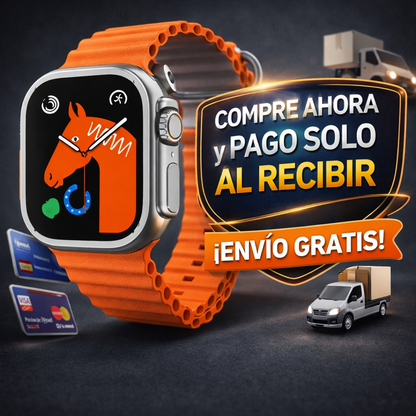 Smartwatch Ultra Pro 2 Naranja con 2 correas