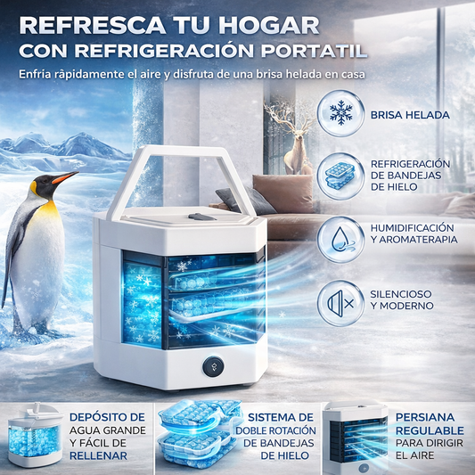 Aire acondicionado portátil hexagonal