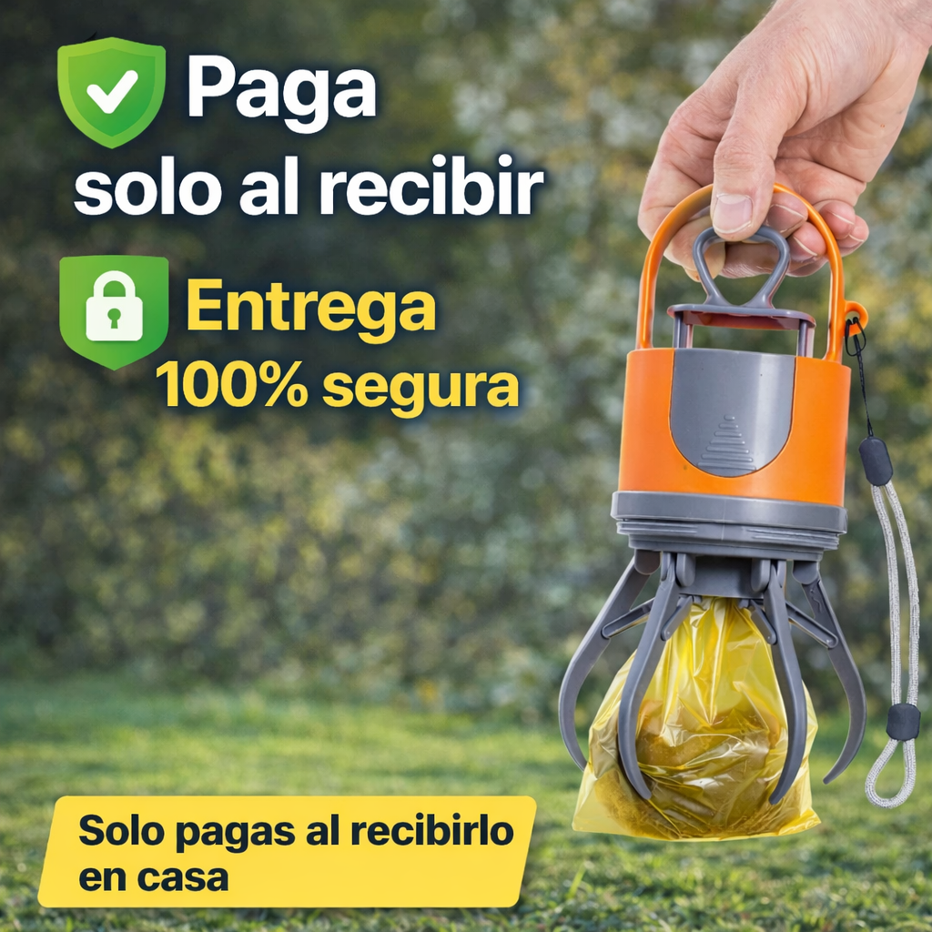 Recogedor portátil para excrementos de mascotas