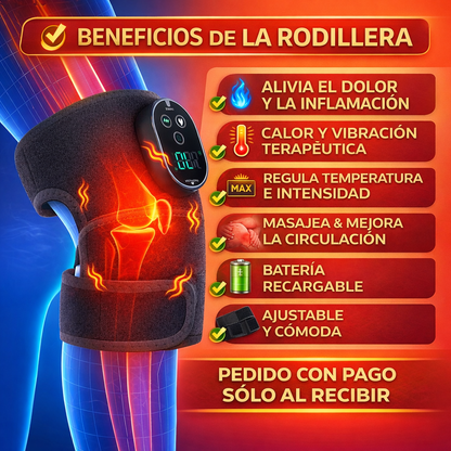Masajeador de rodilla con calefactor