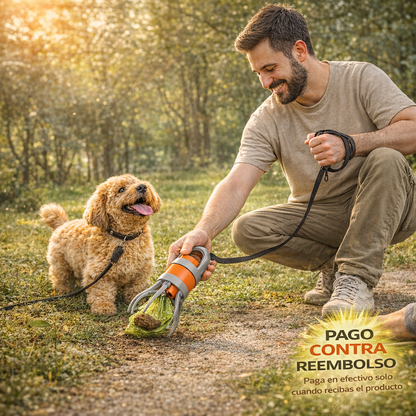 Recogedor portátil para excrementos de mascotas
