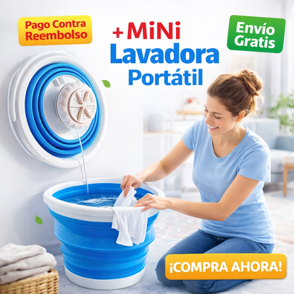 Mini Lavadora Portátil – La forma más práctica de lavar tu ropa en cualquier lugar