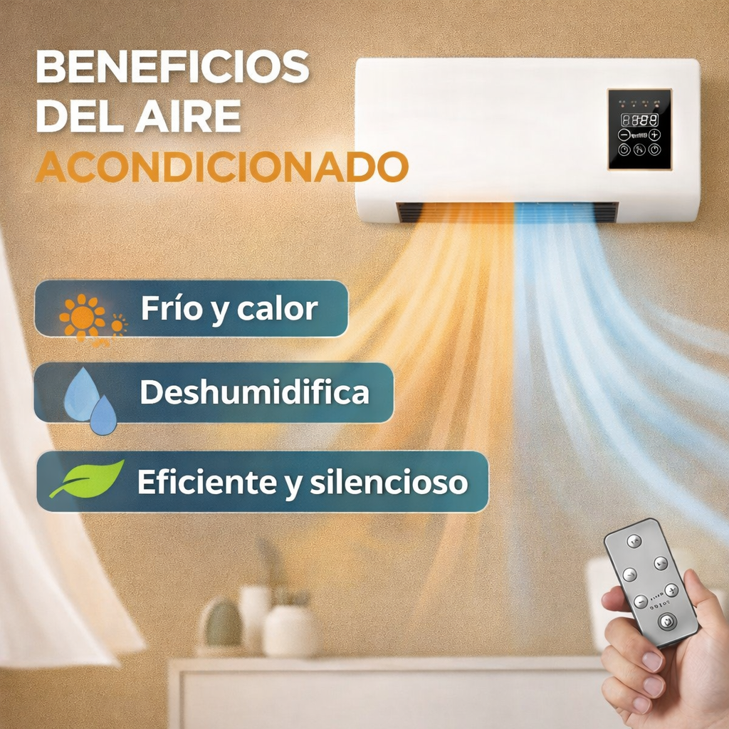 Mini aire acondicionado portátil 2 en 1