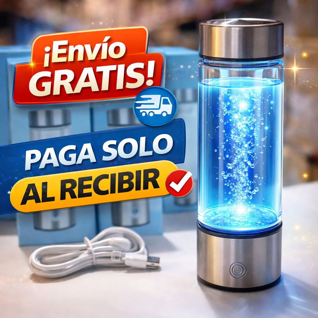 Botella Portátil de Agua Hidrogenada