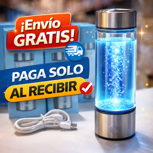 Botella Portátil de Agua Hidrogenada