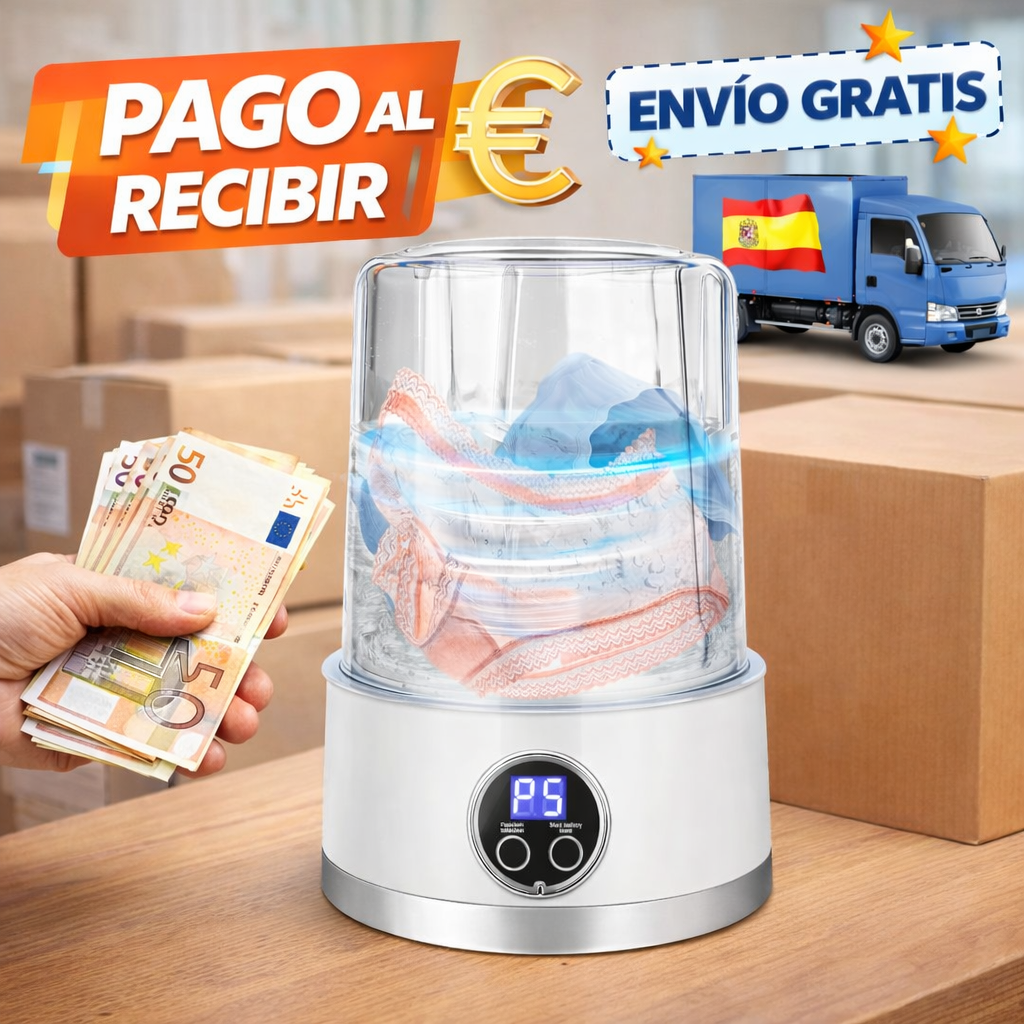 Mini lavadora portatil recargables