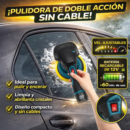 Pulidora Inalámbrica Profesional para Coche 12V