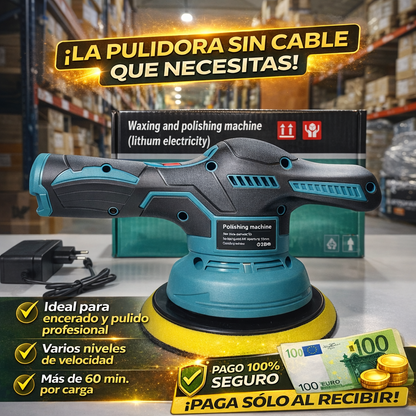 Pulidora Inalámbrica Profesional para Coche 12V
