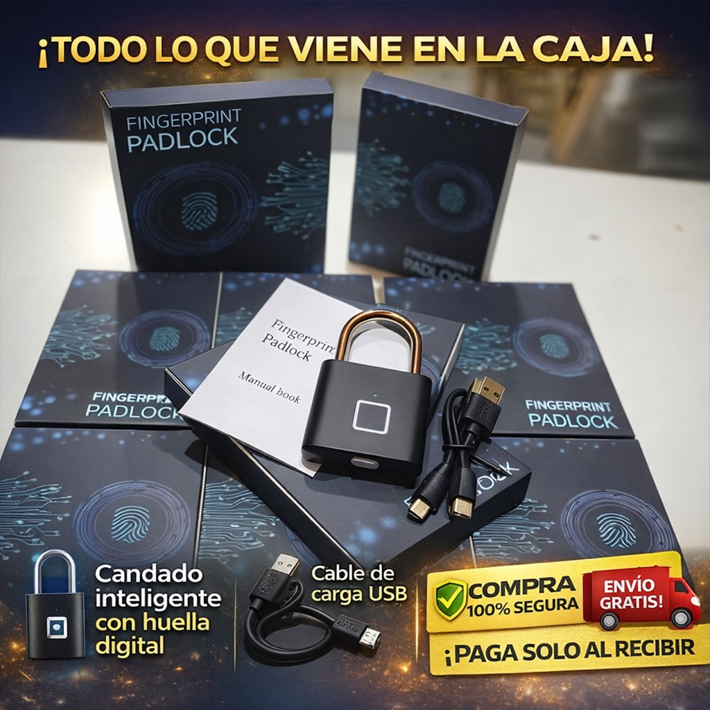 Candado Inteligente con Huella Digital
