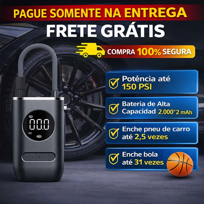 Bomba de Aire Portátil de Alta Calidad para Neumáticos