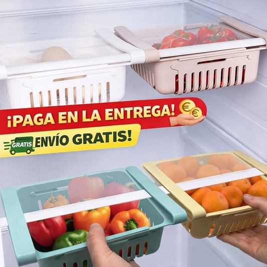 Organizador de cajones de plástico para nevera ( colores variados )