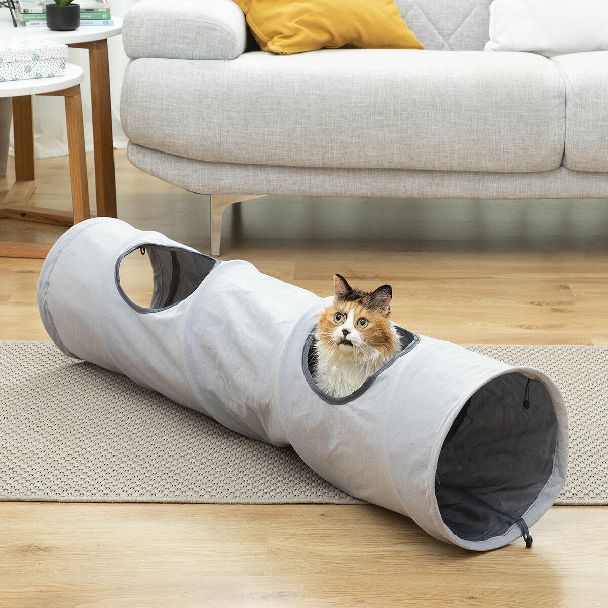 Túnel Plegable para Mascotas Funnyl InnovaGoods – ¡Diversión y ejercicio en cualquier lugar!