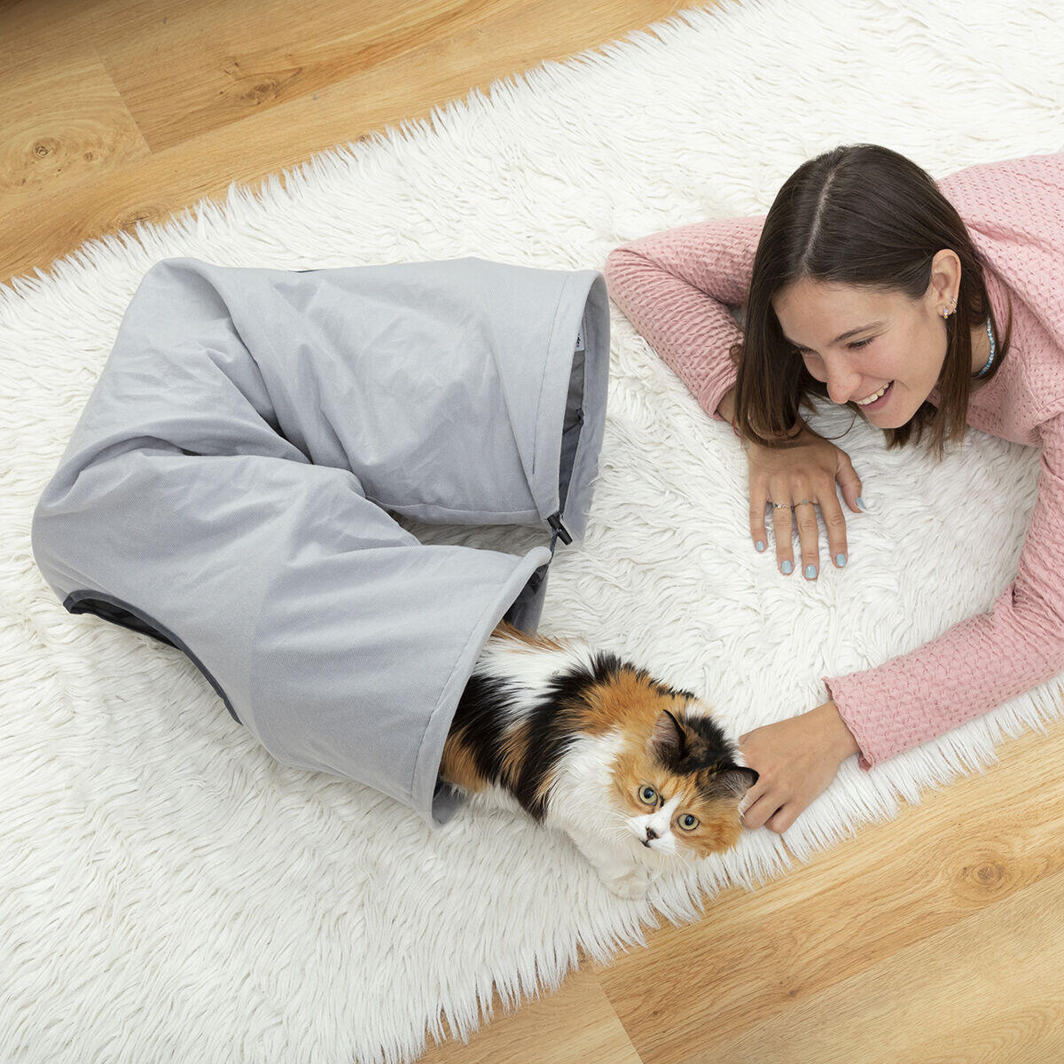 Túnel Plegable para Mascotas Funnyl InnovaGoods – ¡Diversión y ejercicio en cualquier lugar!