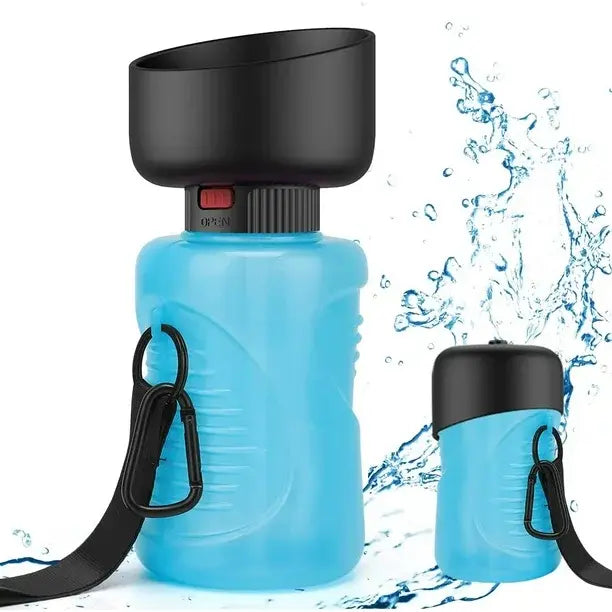 Botella de Agua Plegable para Mascotas – Hidratación práctica en cualquier lugar